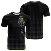 MacLaren Modern Tartan Crest T-shirt - Alba Celtic Style